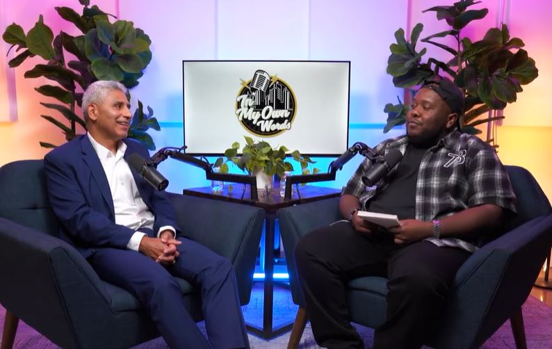In My Own Words podcast with host Cory Thames and Chancellor Salgado