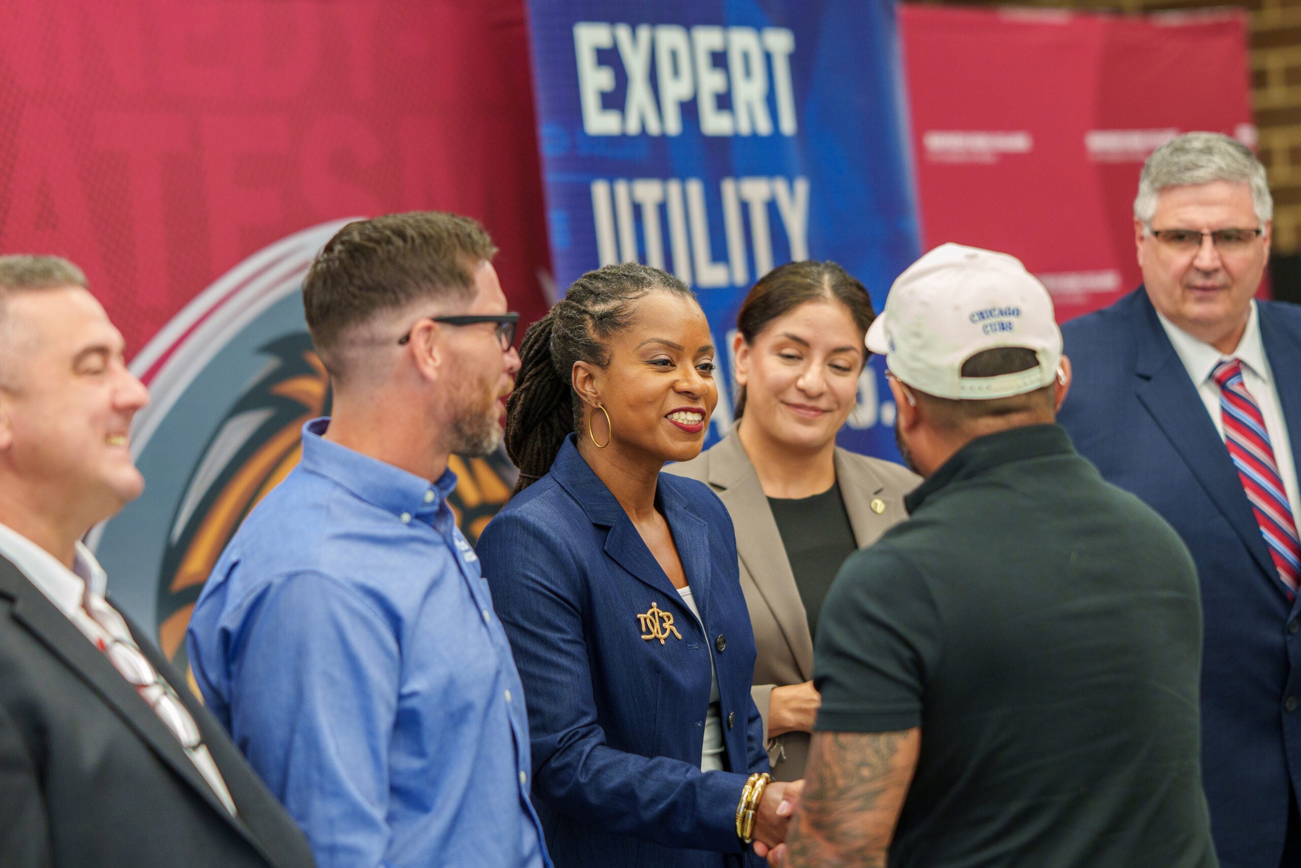 Labor and utility leaders celebrate the 36th UMAP cohort at Kennedy-King College's Dawson Technical Institute