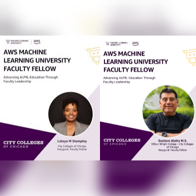 City Colleges Faculty Selected to Lead AI and Machine Learning Education Through AWS Fellowship