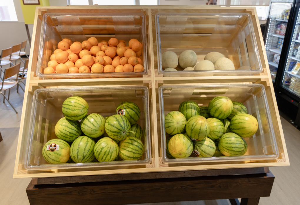 Block Club Chicago reports: Kennedy-King College’s Statesmen Market Opens In Englewood With Free Groceries For Students