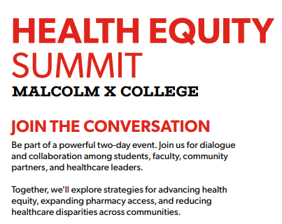 Malcolm X College to hold its first ever Health Equity Summit on March 18 & 19